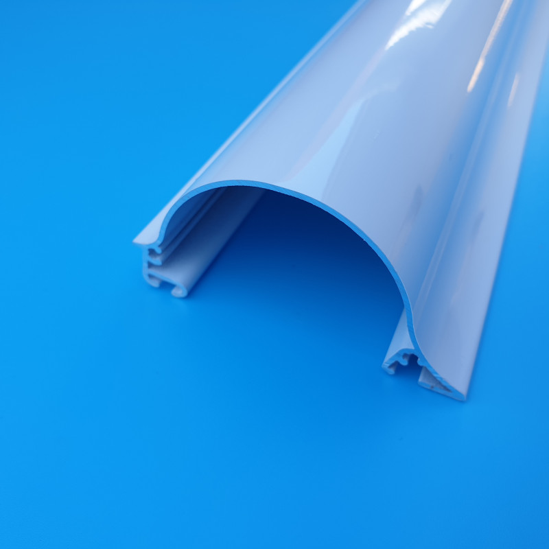 UNI aluminum cover profile with hook (D/N) 3.7 m long