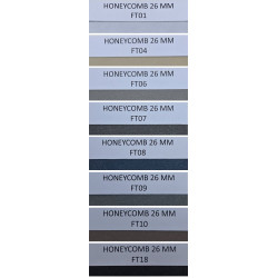 Honeycomb FT 26 mm width 280 cm box