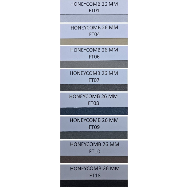 Honeycomb FT 26 mm width 280 cm box